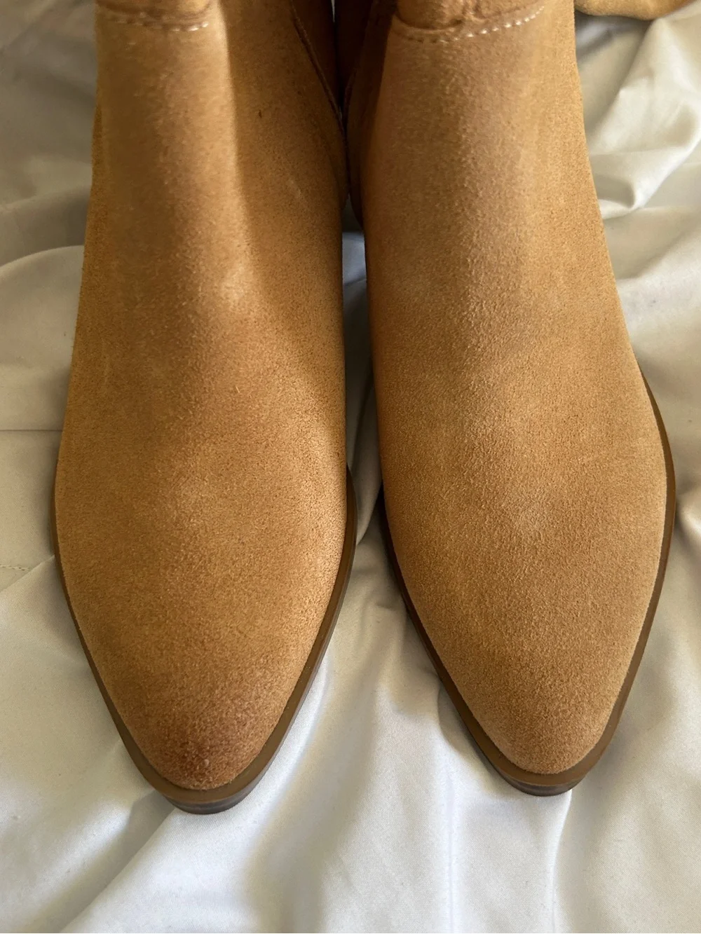 bp. Women's Over-the-Knee Suede Boots in Tan women’s 8